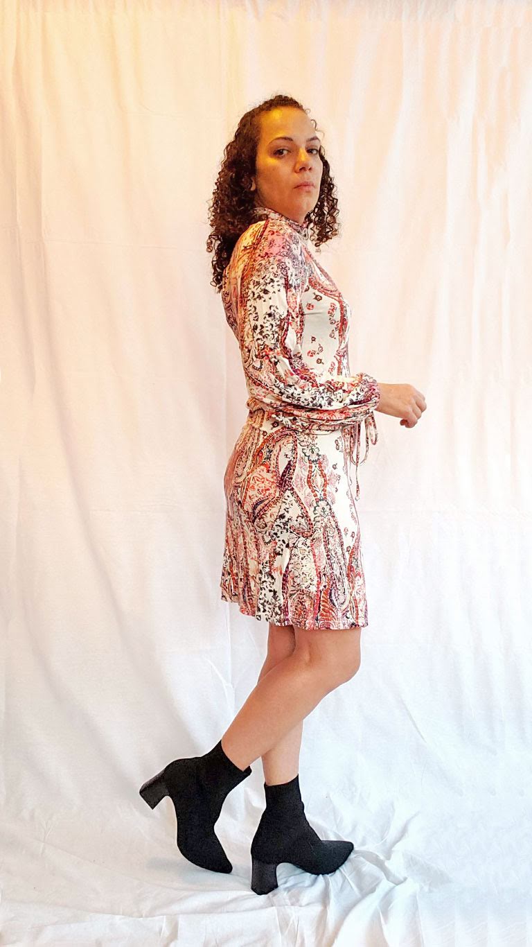 Free People Knit Boho Open Back Dress