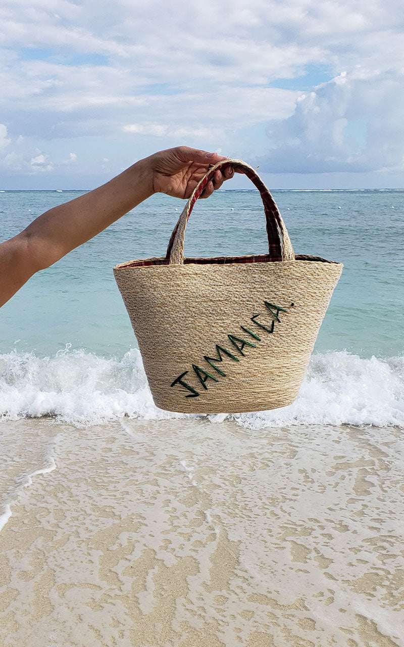 Wicker Jamaica Tote Bag