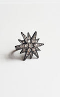 Starburst Rhinestone Ring