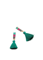 Atay Enamel & Tassel Earrings