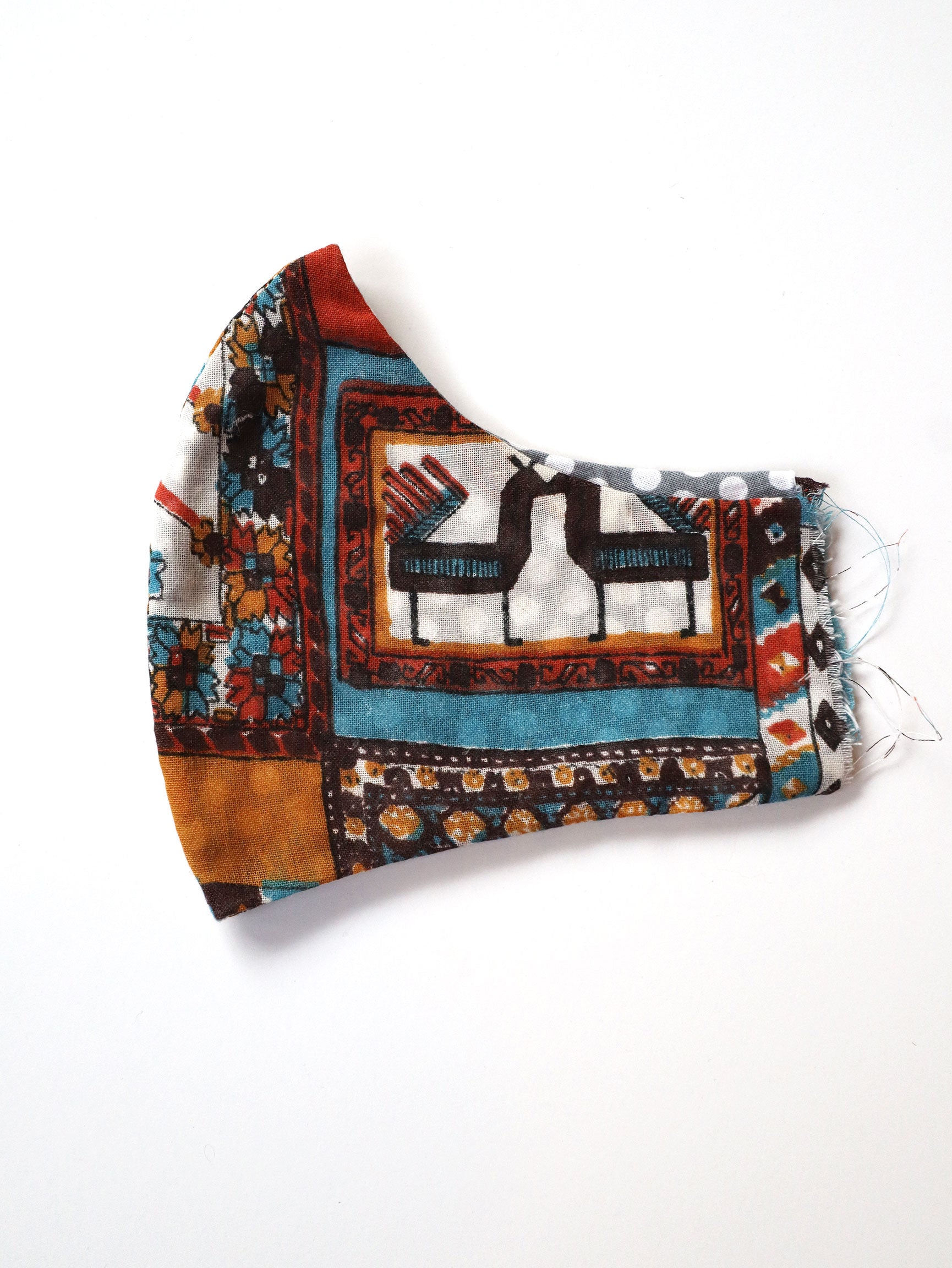 Reversible Aztec Print Mask 3