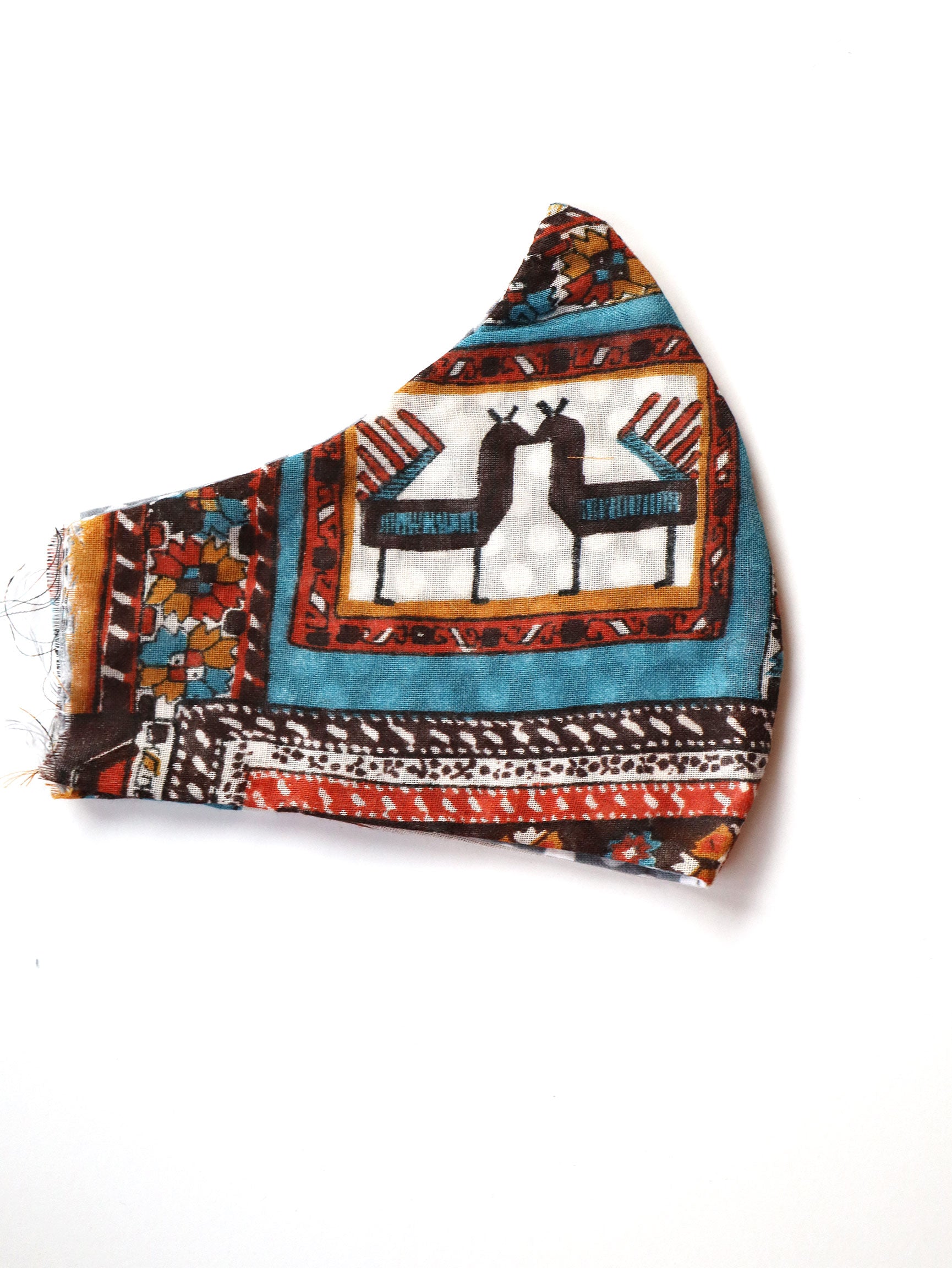 Reversible Aztec Print Mask 4