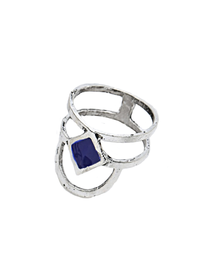Azul & Plato Ring