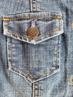 Chico's Platinum Denim Jacket