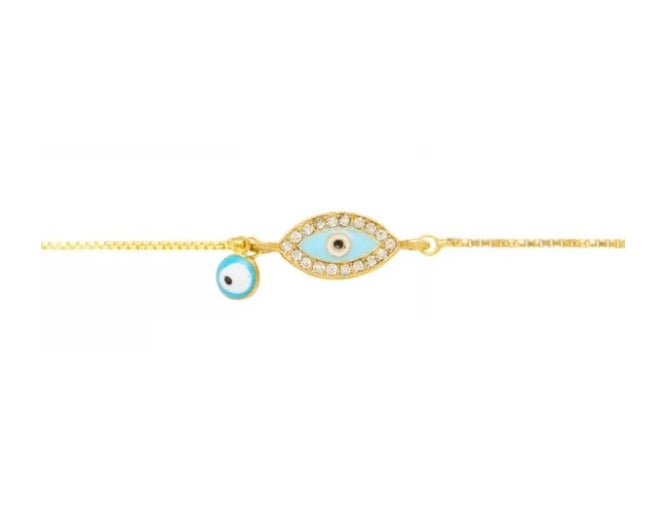 Calming Charm Evil Eye Bracelet