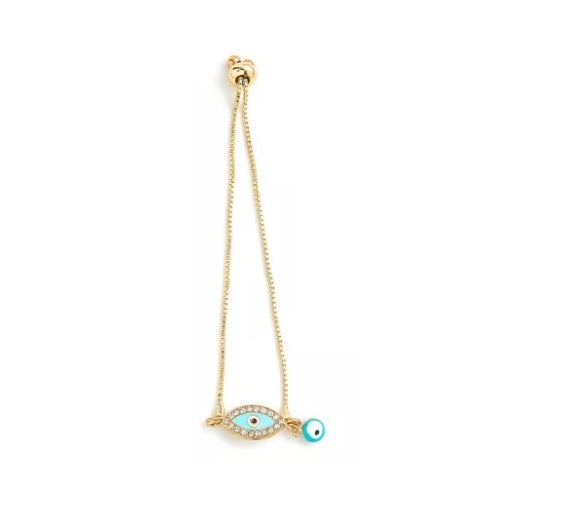 Calming Charm Evil Eye Bracelet