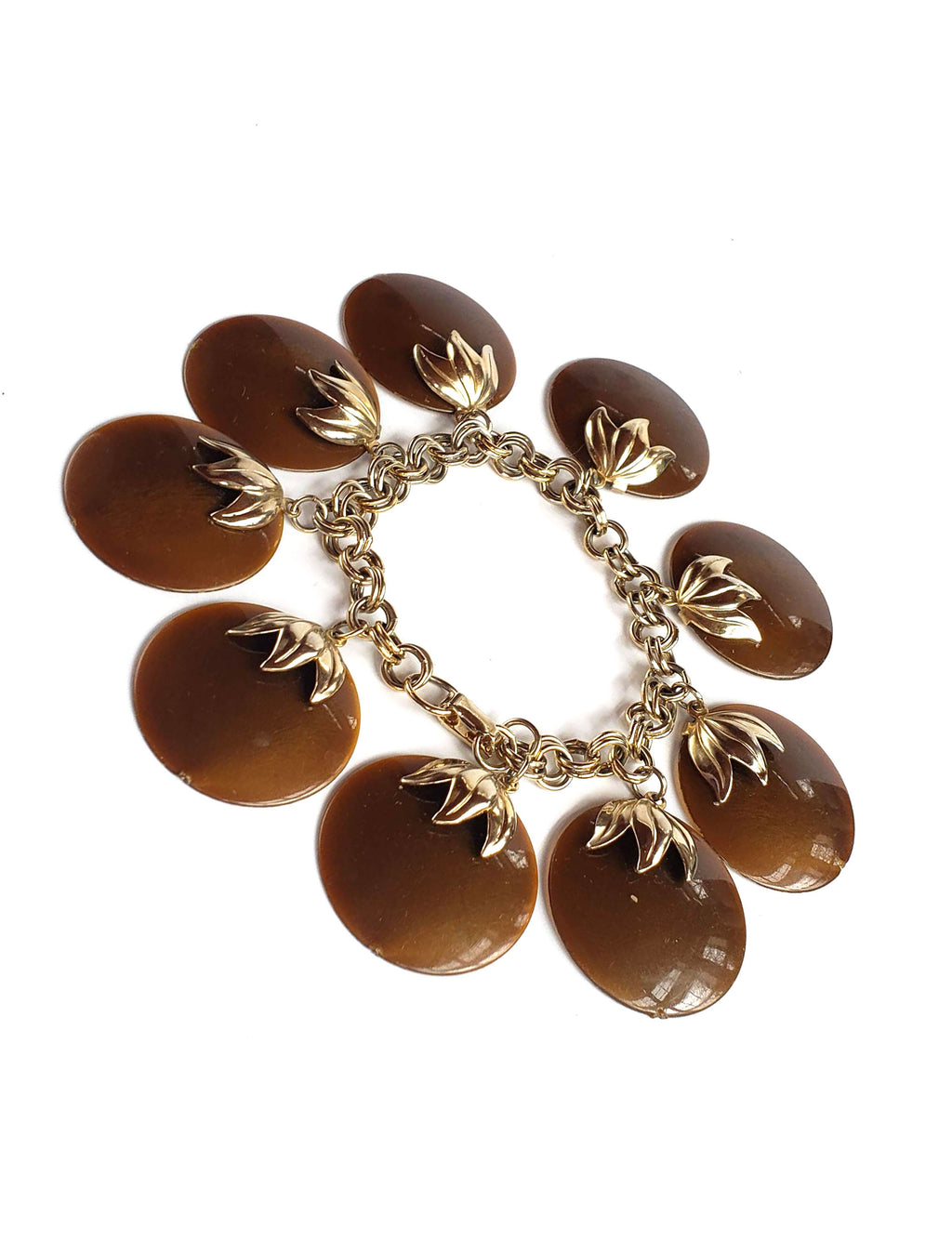 Vintage Bakelite Charm Bracelet - Rare