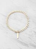 Scaling Great Heights Gold Bracelet