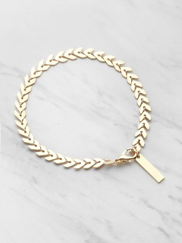 Scaling Great Heights Gold Bracelet