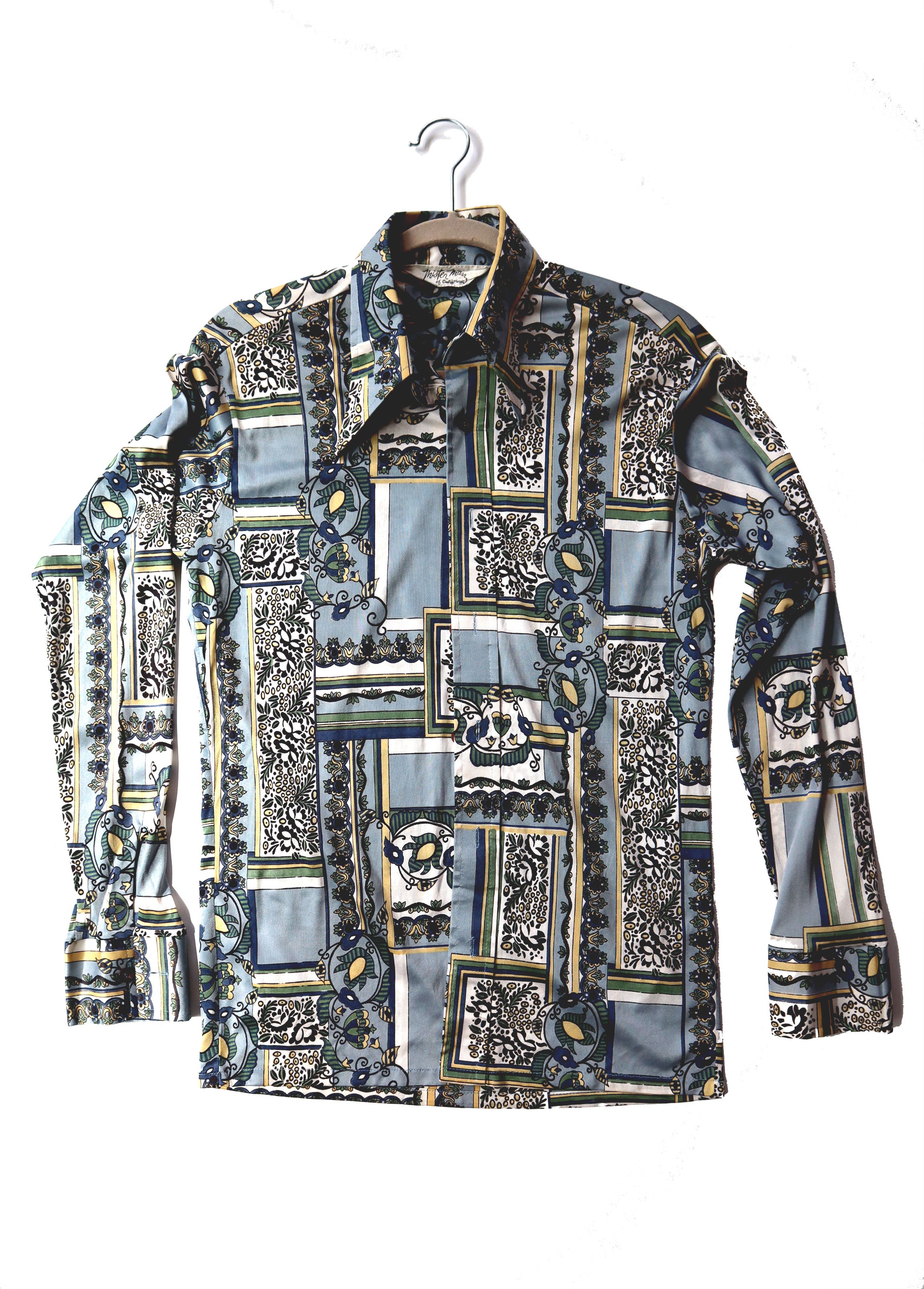 Vintage Mister Man of California 70s Hippy Button up