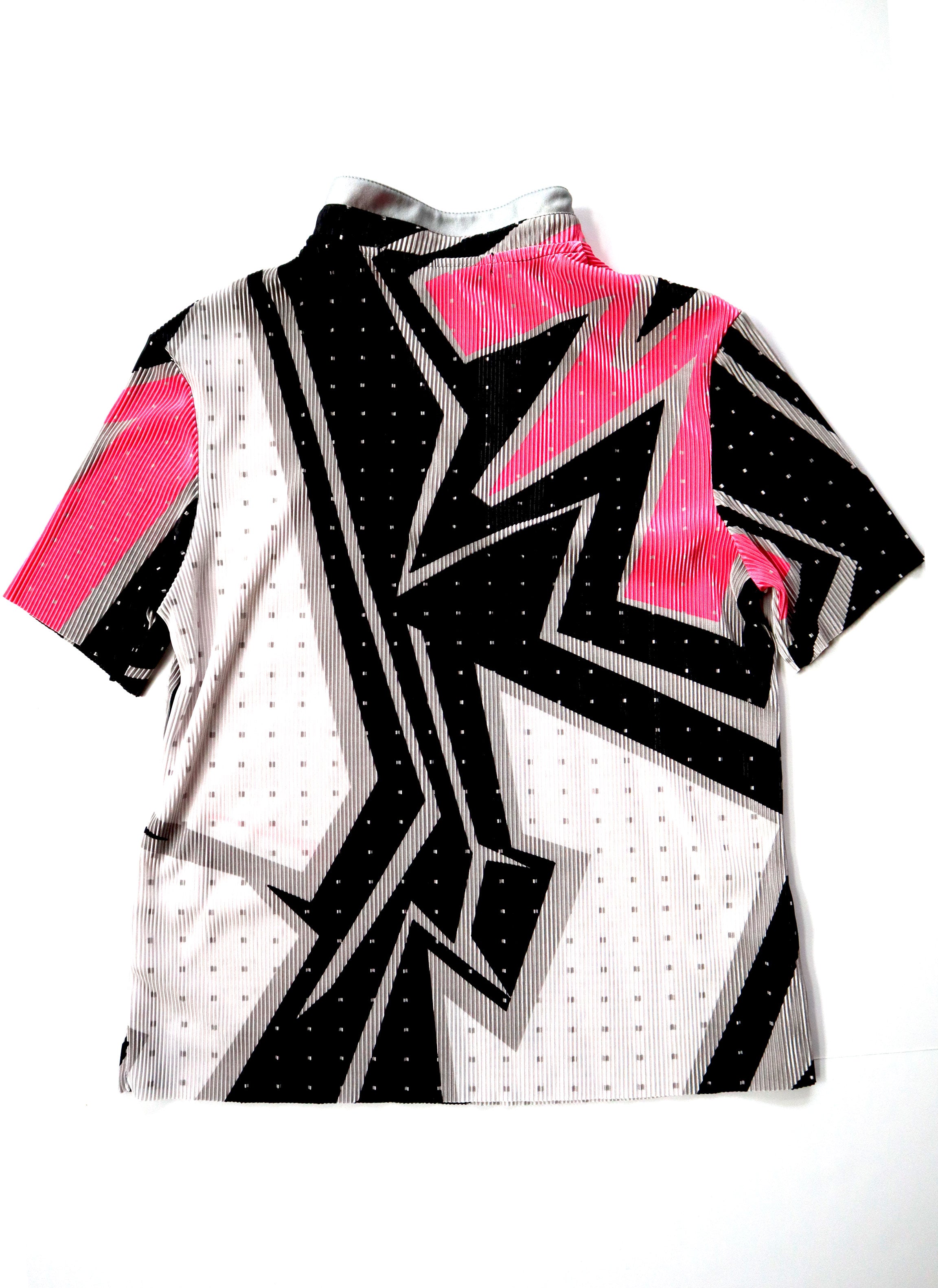 Jamie Sadock 80s Punk Style 1/4 Zip Crinkle Top