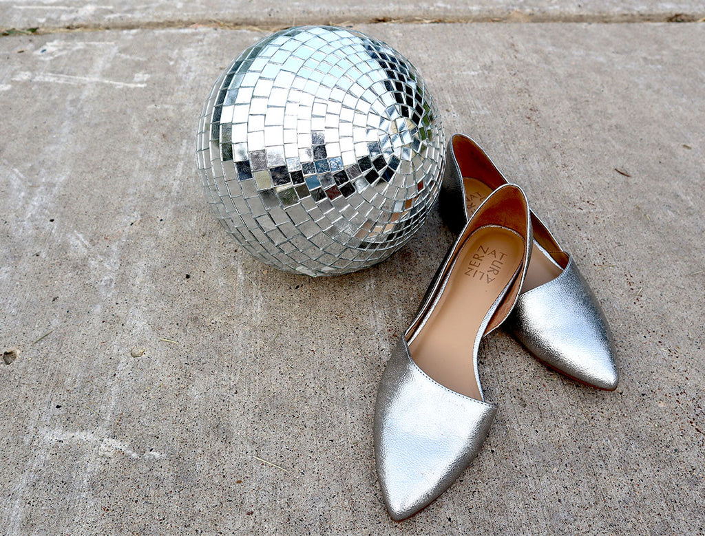 New Naturalizer Metallic Open Sided Flats - Size 6.5