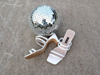 Retro White Nine West Strap Square Toe Slip-on Heels - Size 8