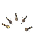 Vintage Brass Angel Napkin Rings (Set of 5)