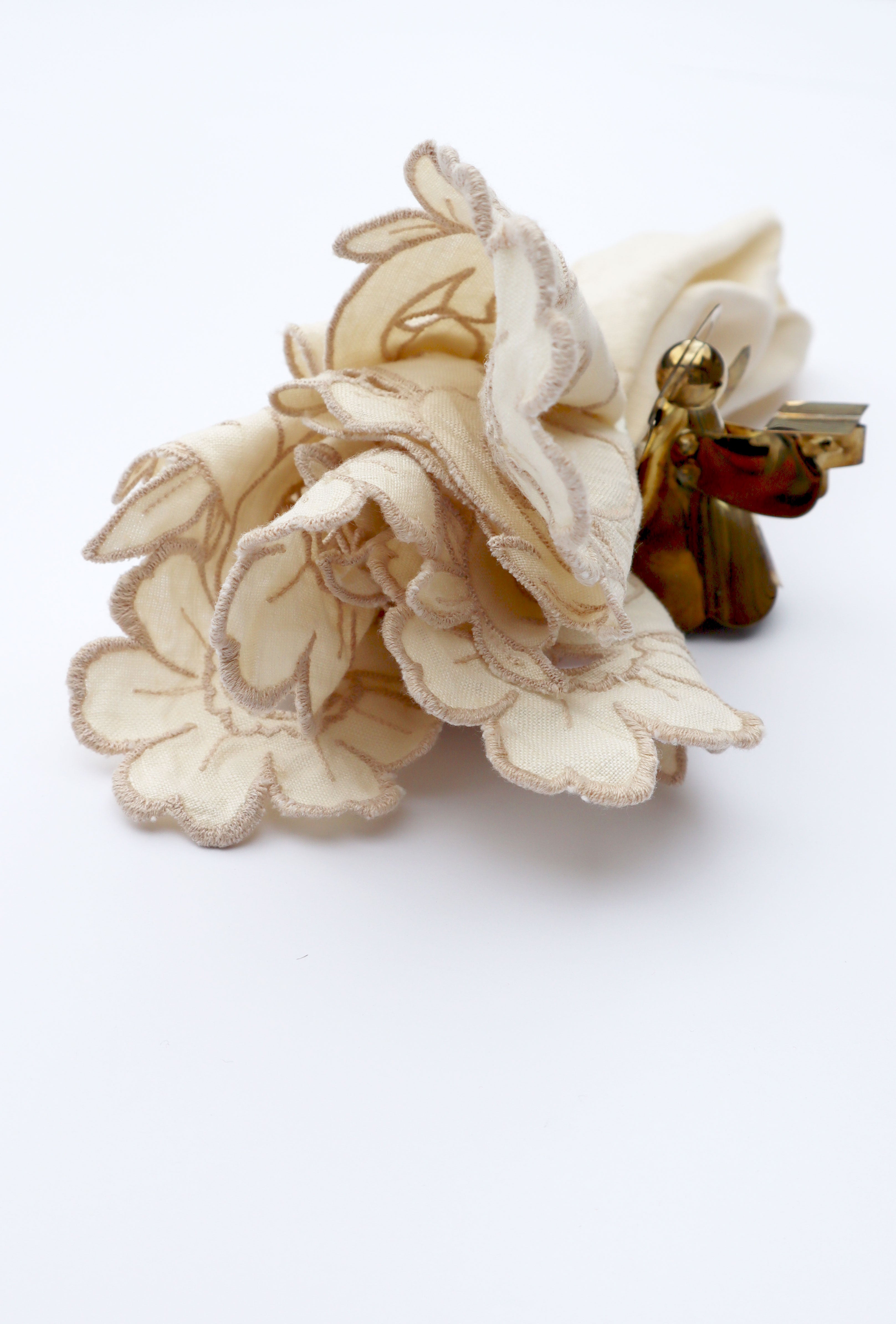 Vintage Brass Angel Napkin Rings (Set of 5)