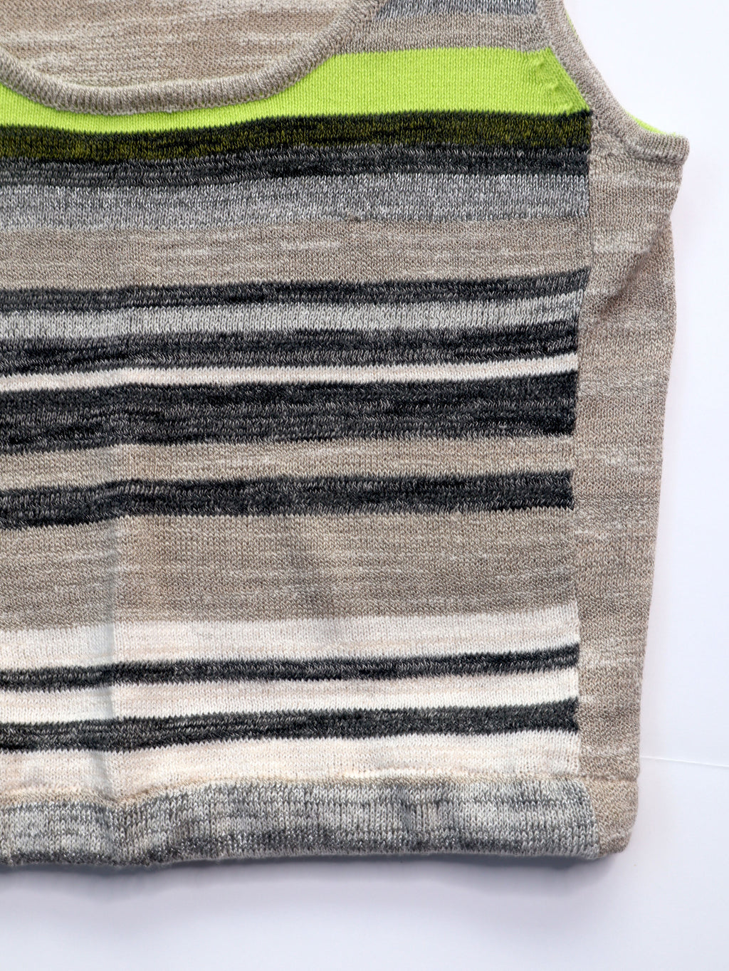 Cropped Coldwater Creek Striped Sweater Tank