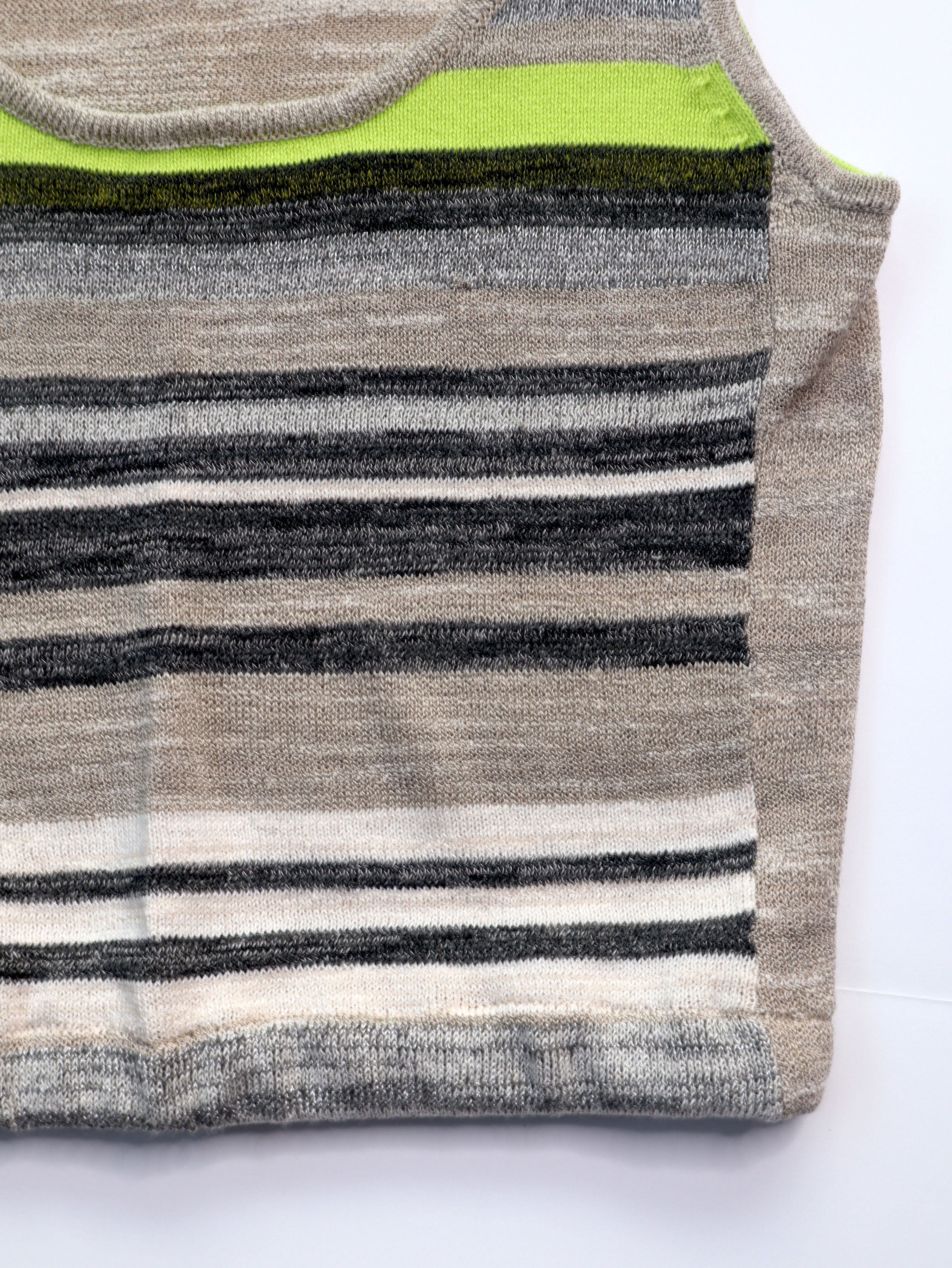 Cropped Coldwater Creek Striped Sweater Tank