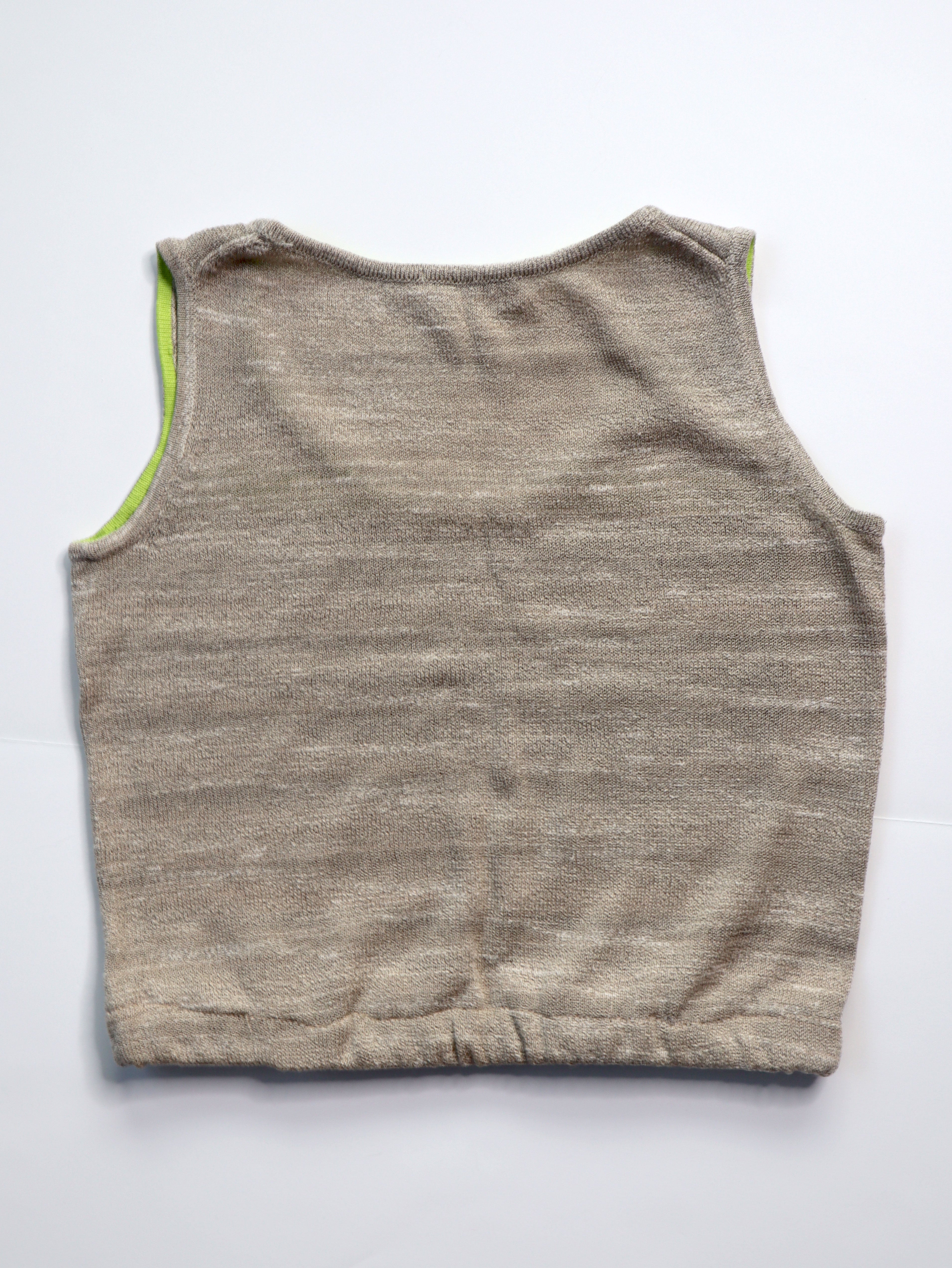 Cropped Coldwater Creek Striped Sweater Tank