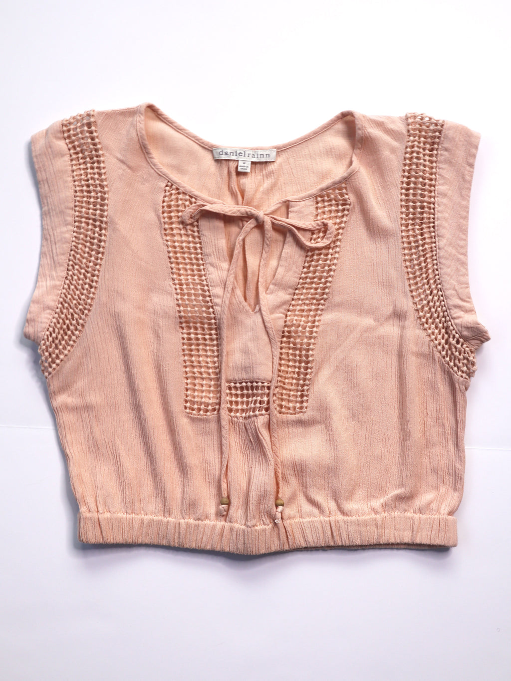 Cropped Daniel Rainn Gauzy Blouse