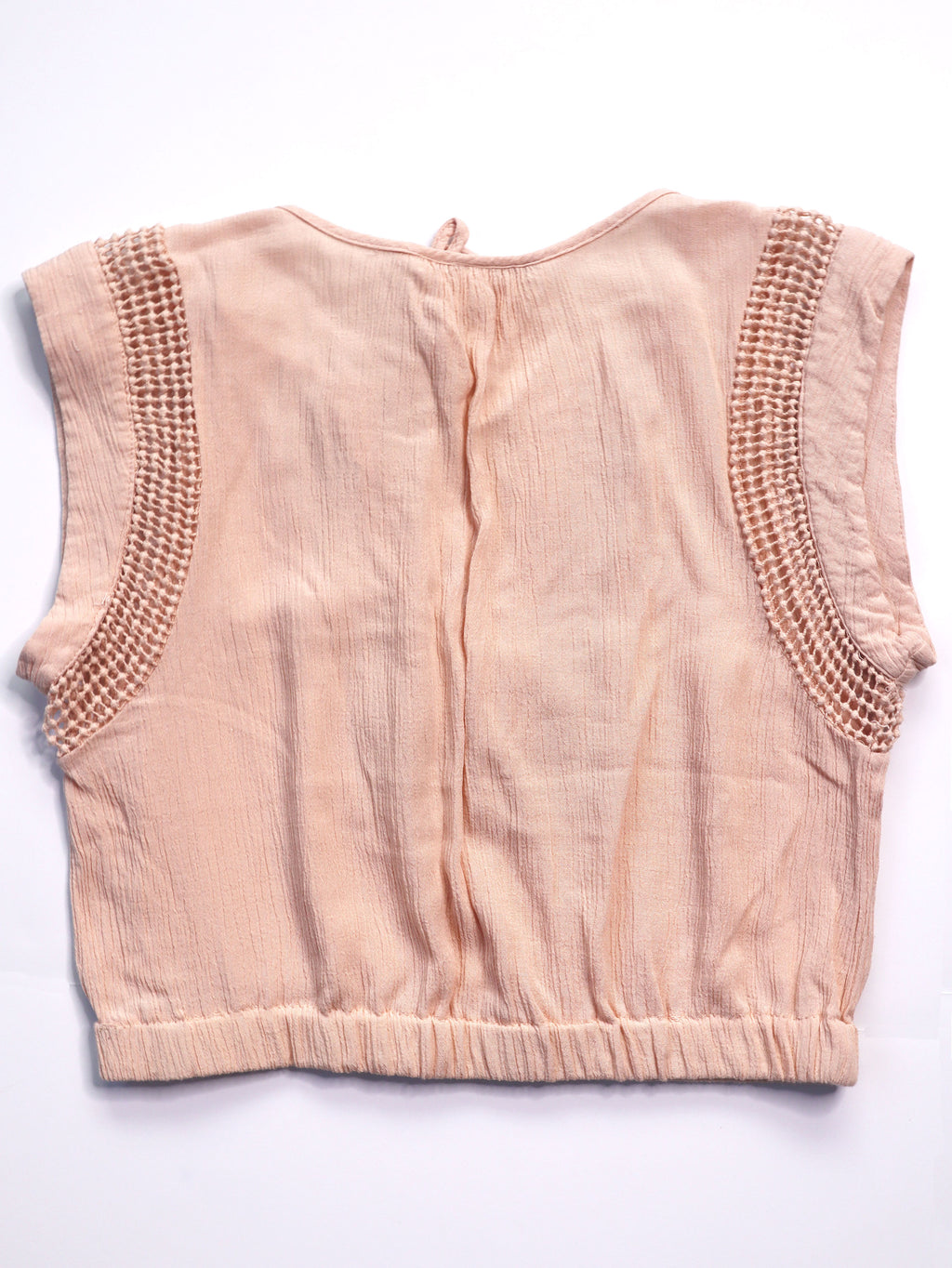 Cropped Daniel Rainn Gauzy Blouse