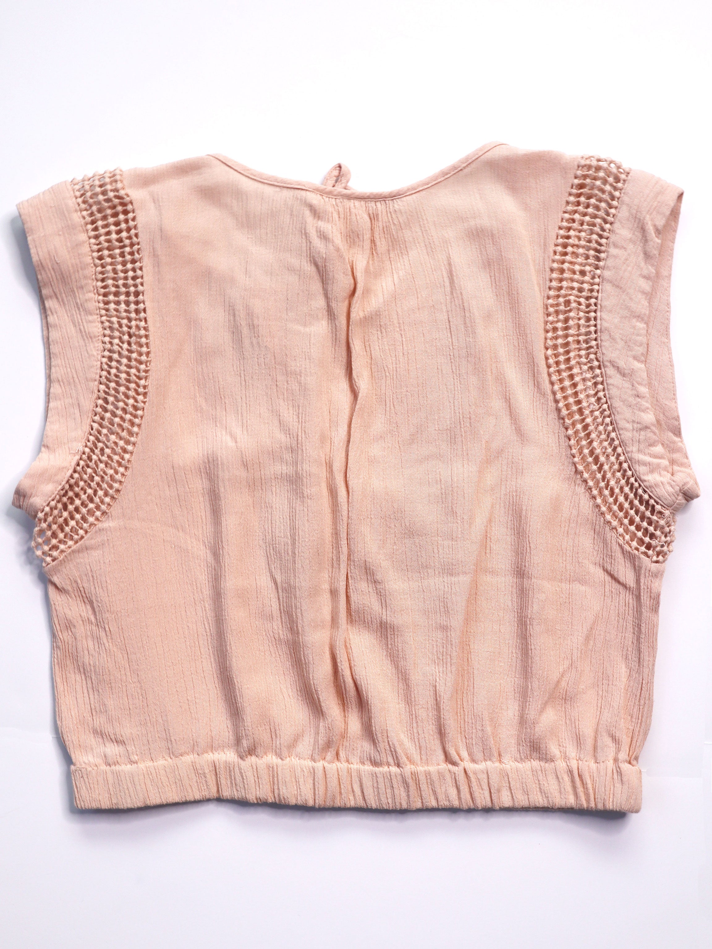 Cropped Daniel Rainn Gauzy Blouse