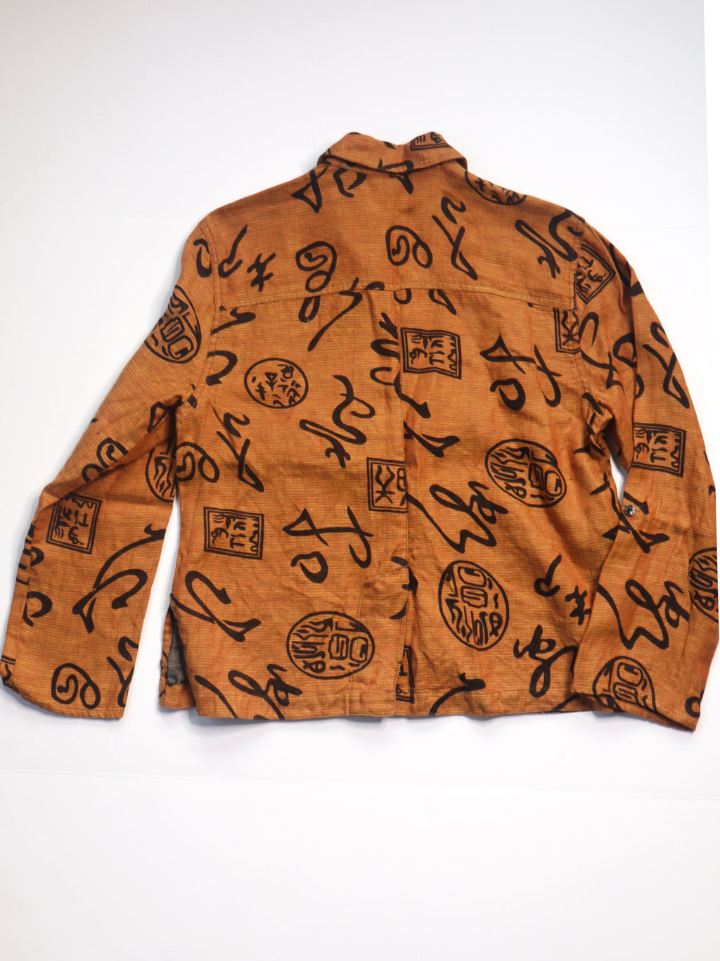 Vintage Chico's Design Rust & Black Print Shacket