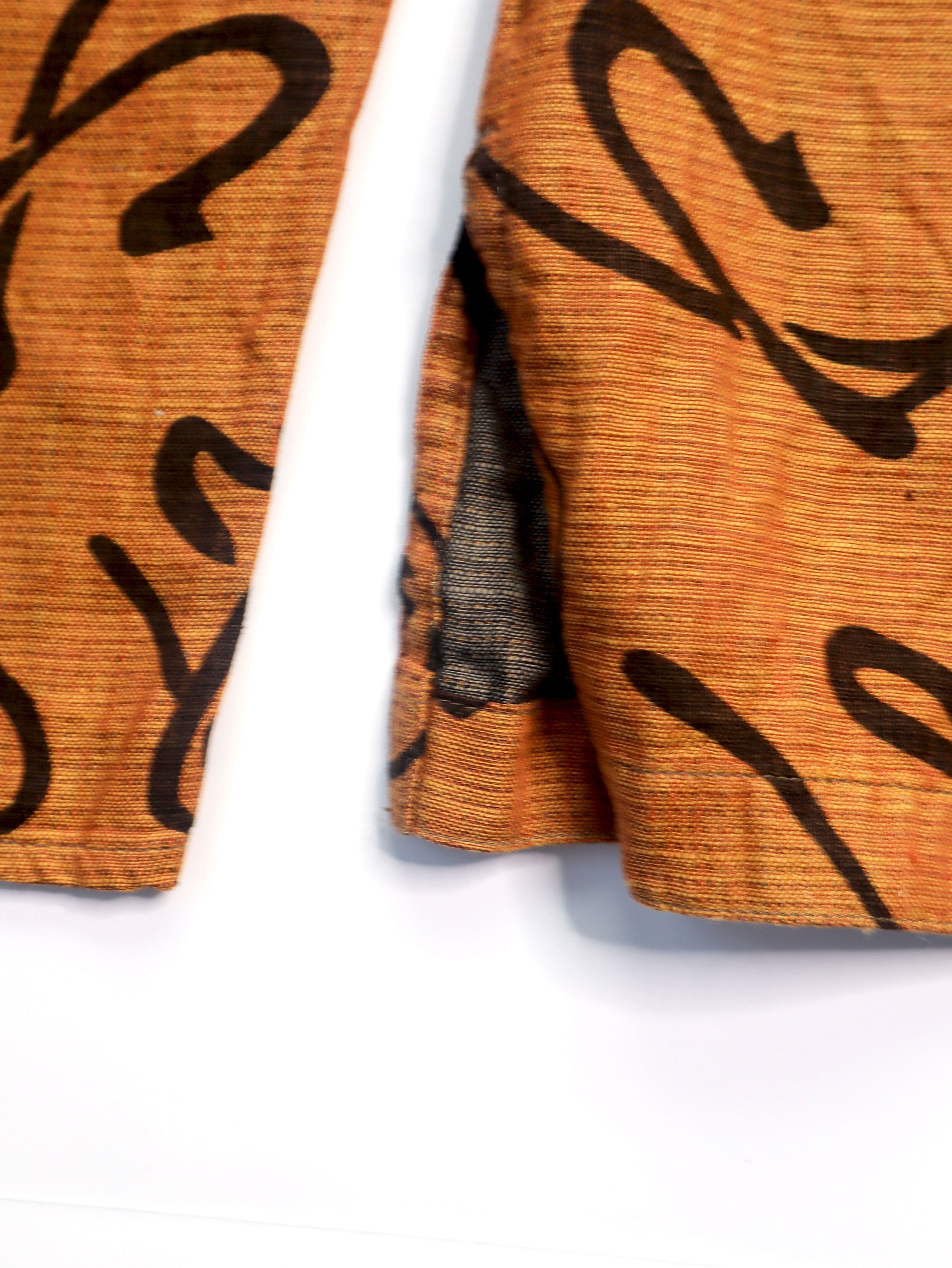 Vintage Chico's Design Rust & Black Print Shacket