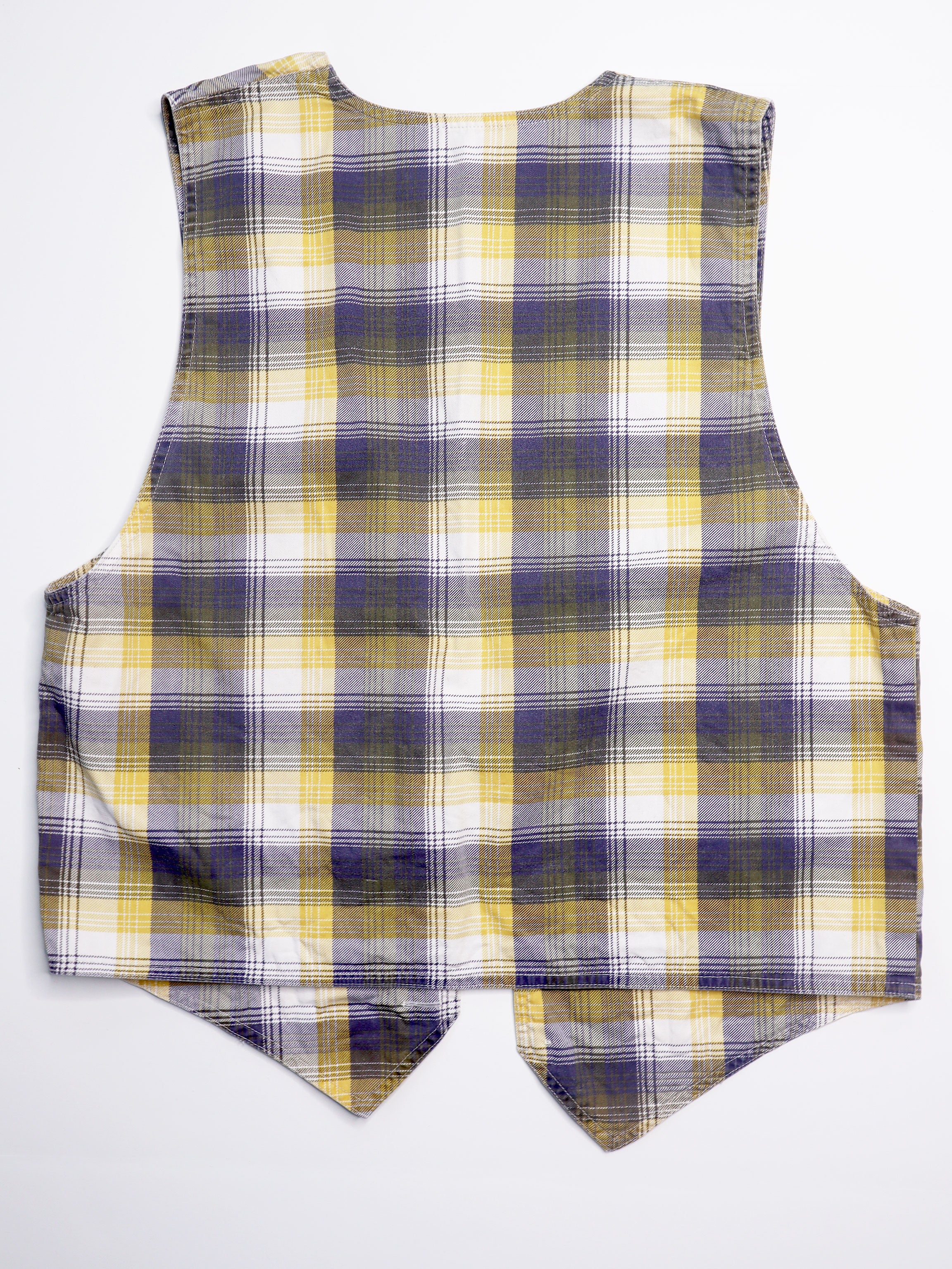 Vintage Women's Plaid Cotton Vest