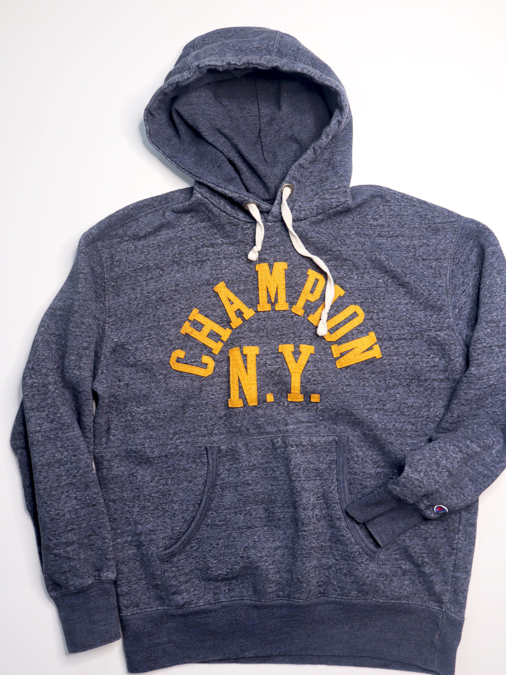 Vintage Champion Heather Blue Hoodie