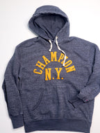 Vintage Champion Heather Blue Hoodie