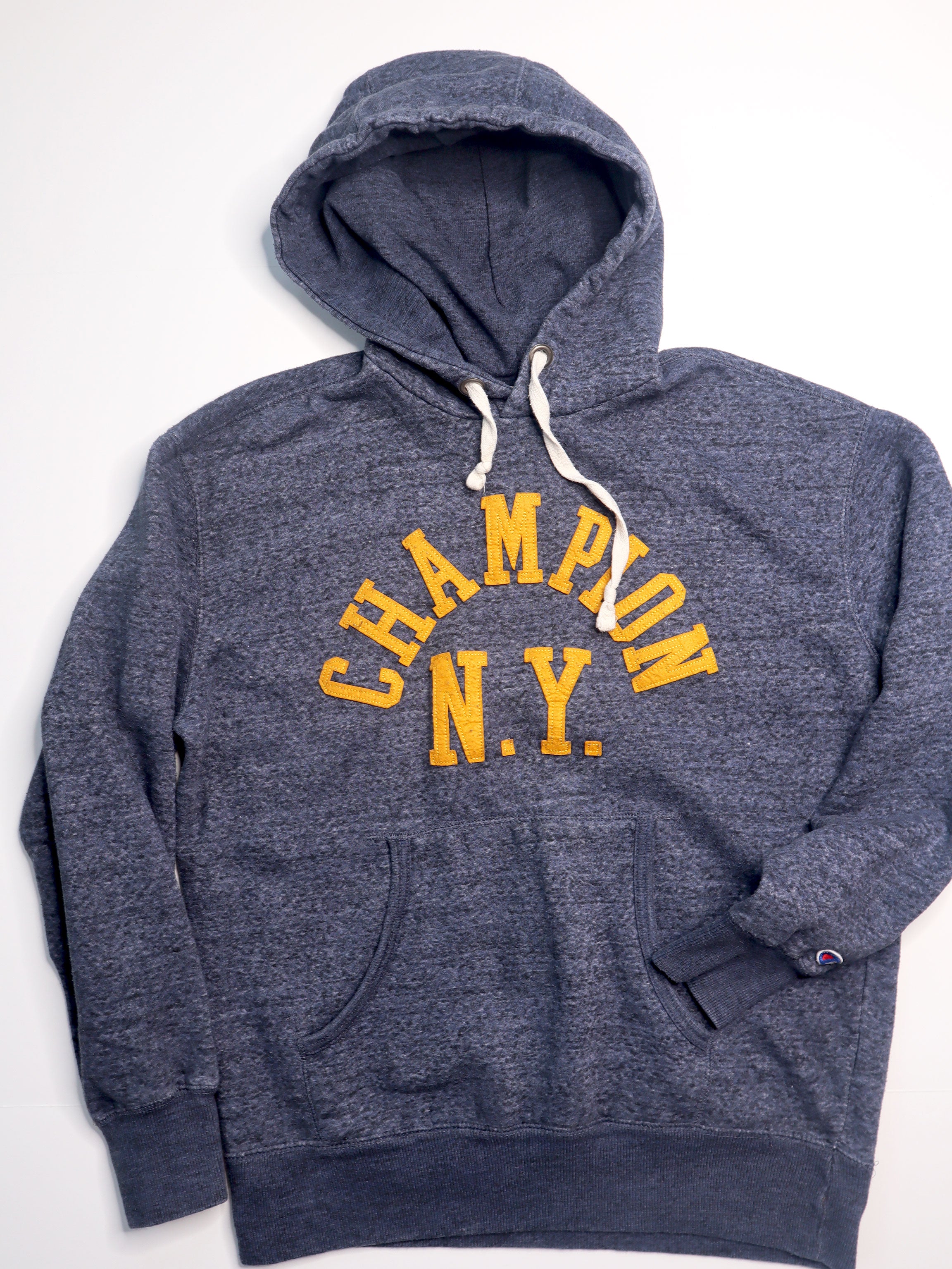 Vintage Champion Heather Blue Hoodie