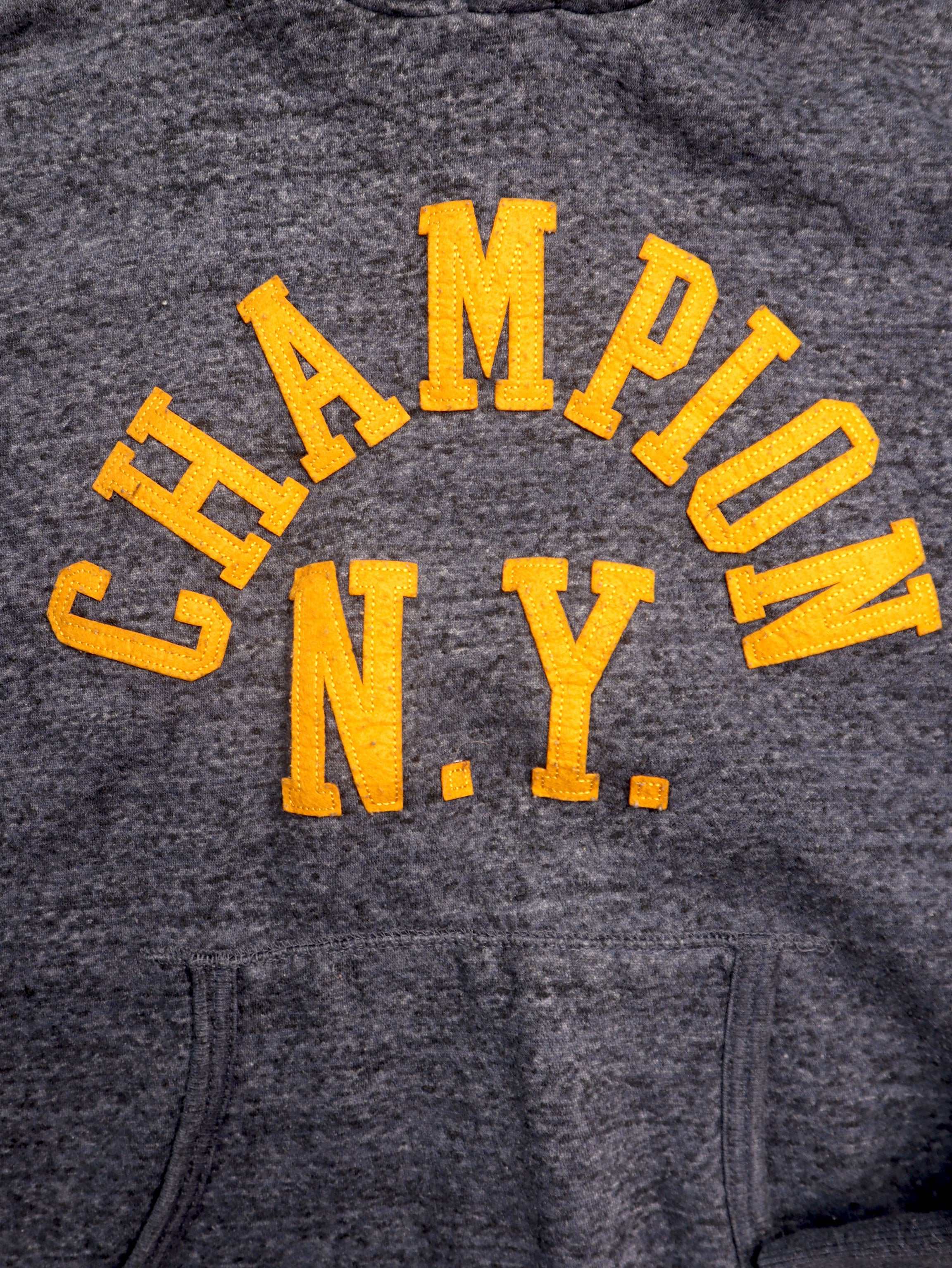 Vintage Champion Heather Blue Hoodie