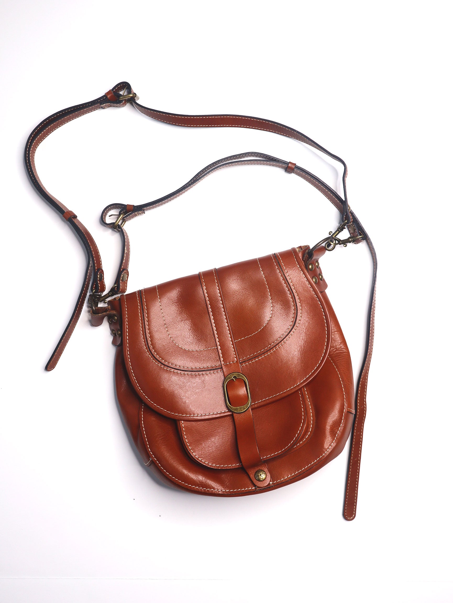 Mint Condition Unused Patricia Nash Italian Leather Satchel (with style card)