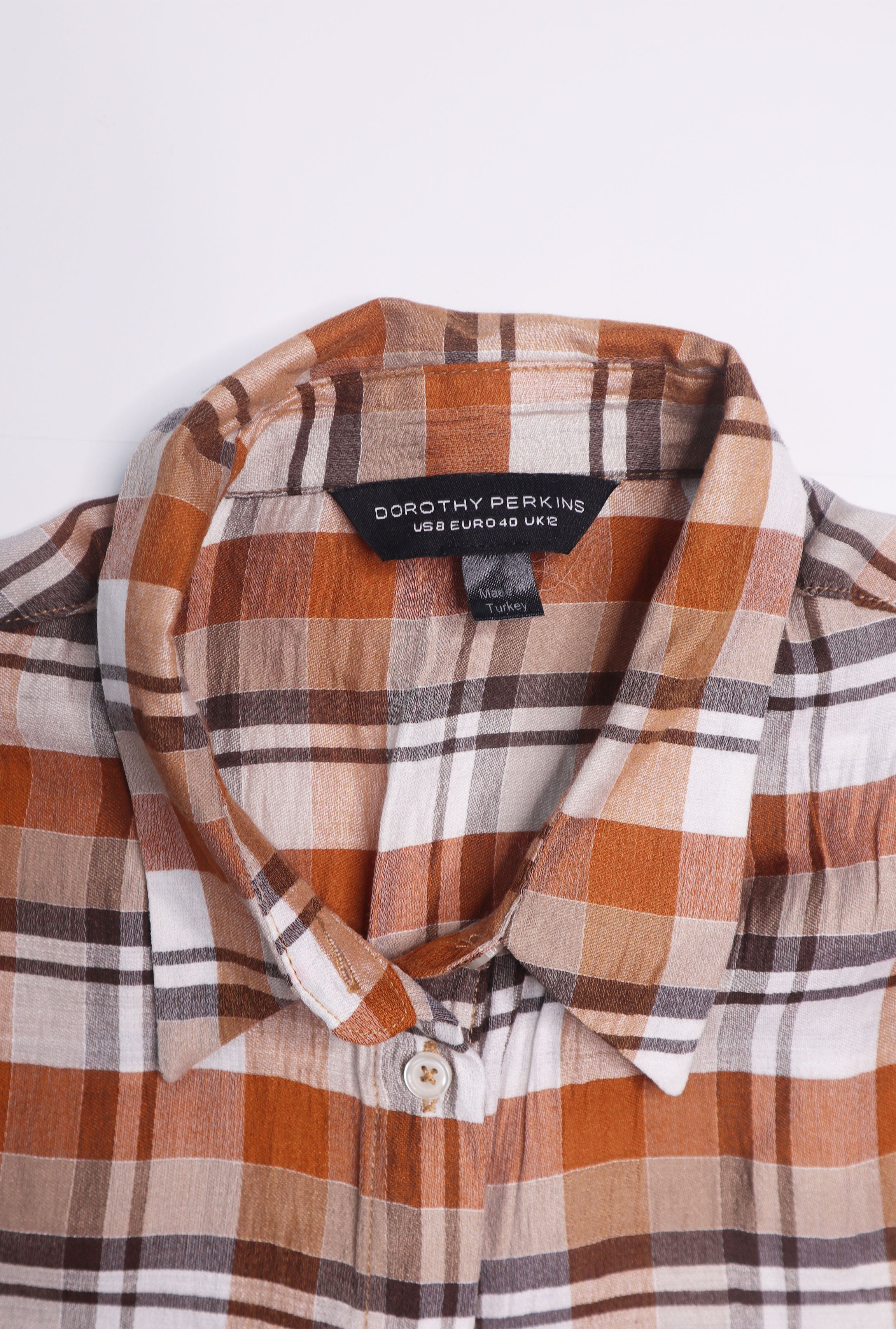 Dorothy Perkins Plaid Blouse