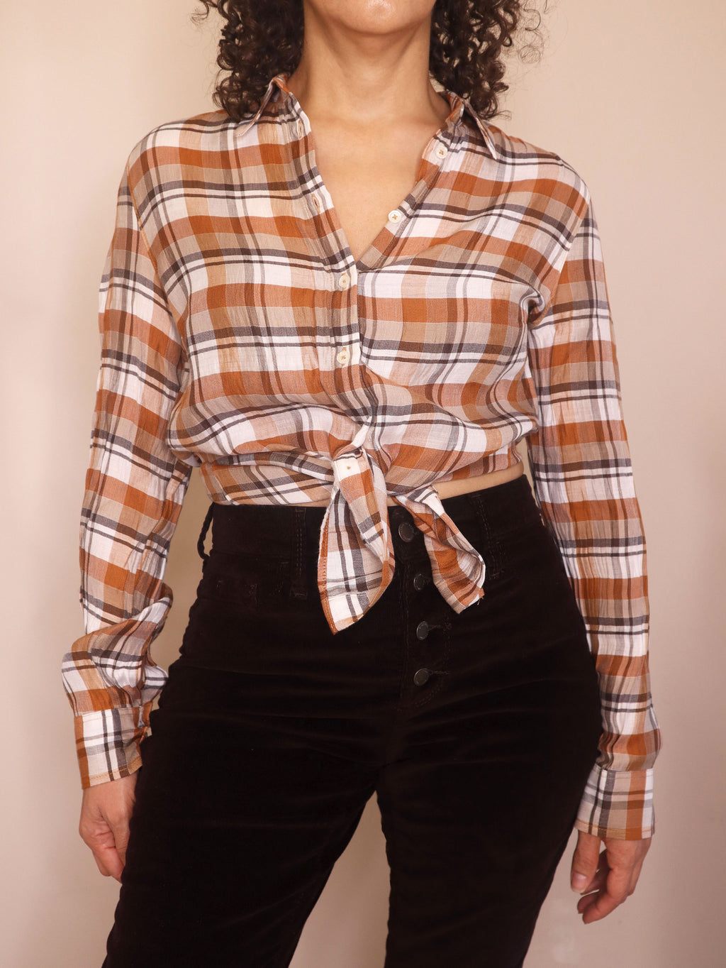 Dorothy Perkins Plaid Blouse