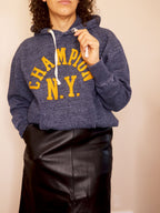 Vintage Champion Heather Blue Hoodie