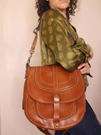 Mint Condition Unused Patricia Nash Italian Leather Satchel (with style card)