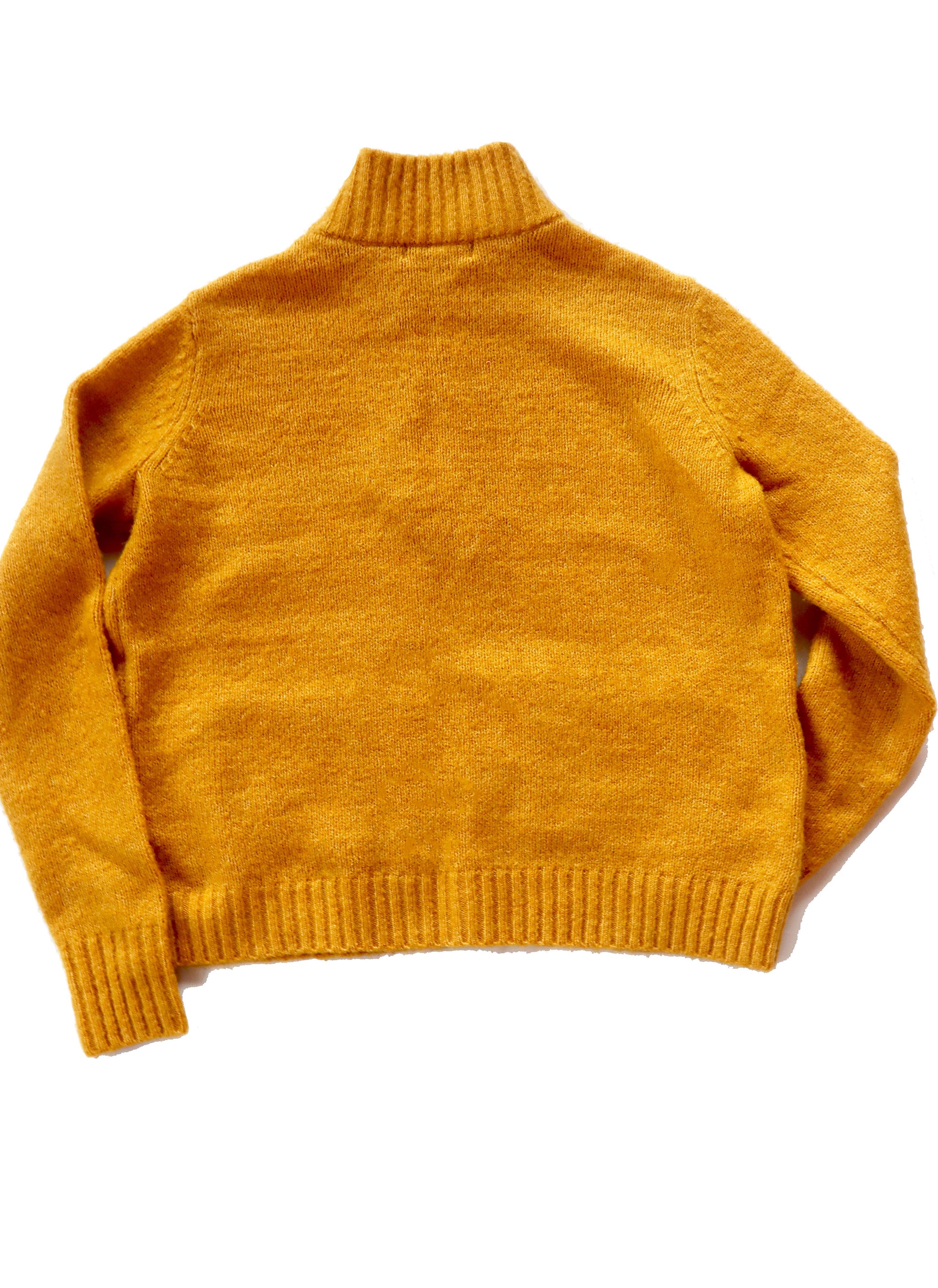 Mustard 1/4 Zip Sweater