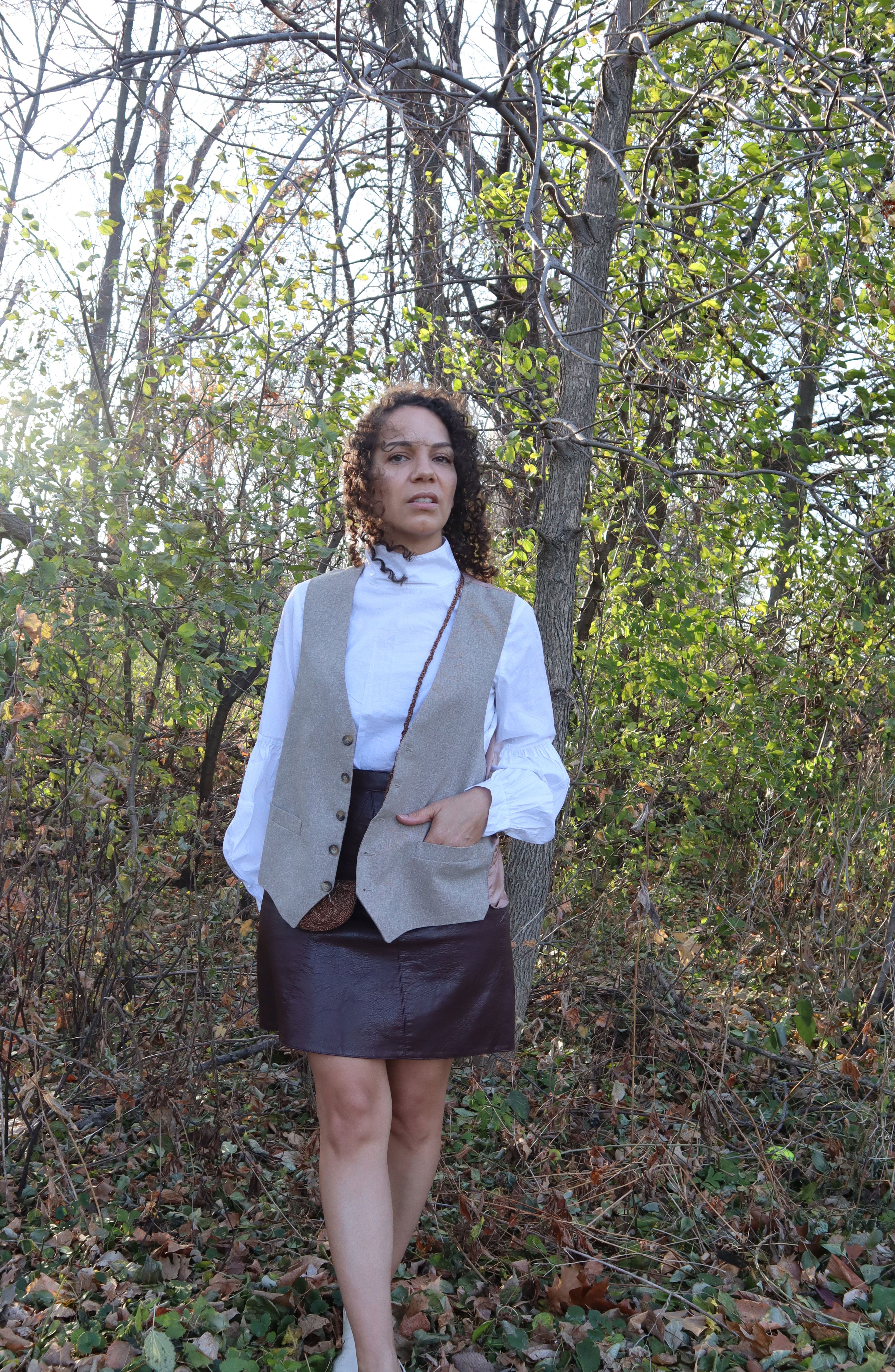 Vintage Men's Suit Vest - Taupe