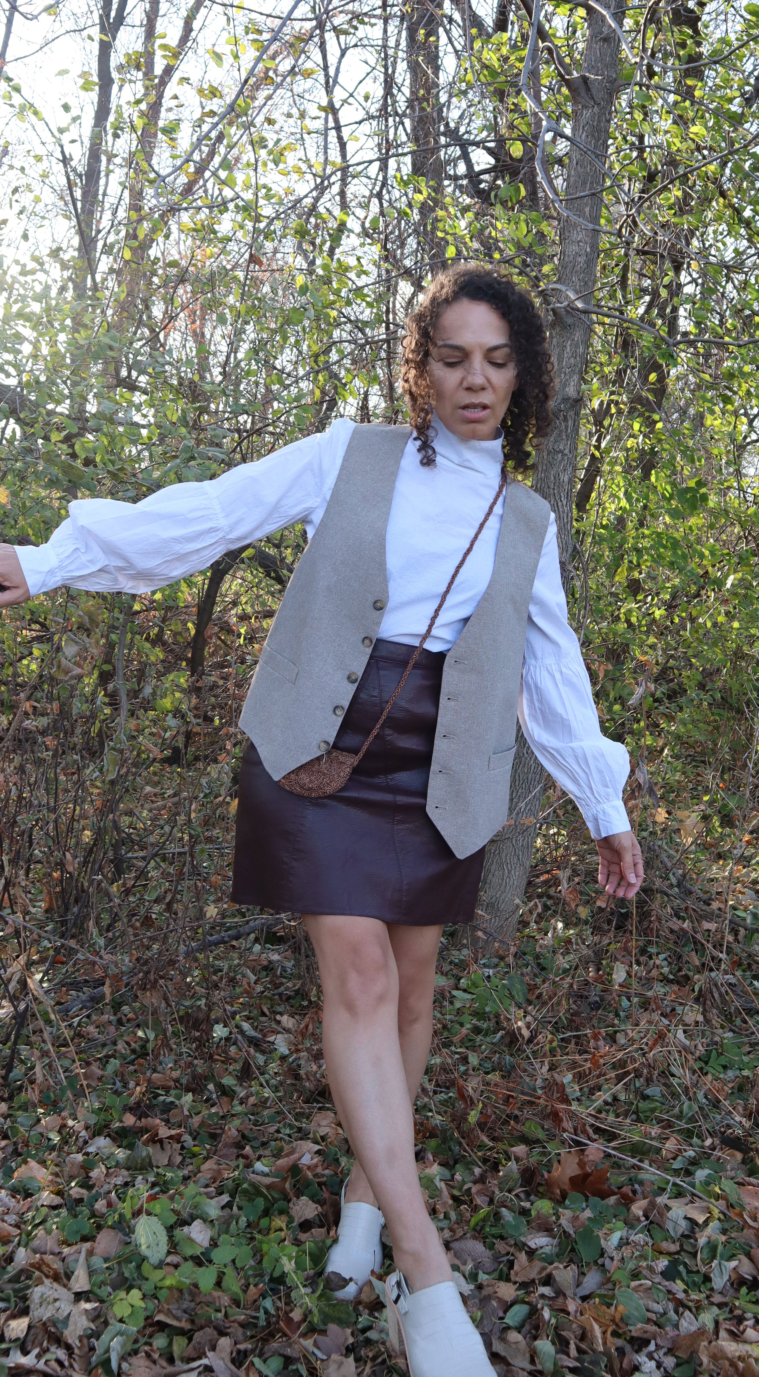 Vintage Men's Suit Vest - Taupe