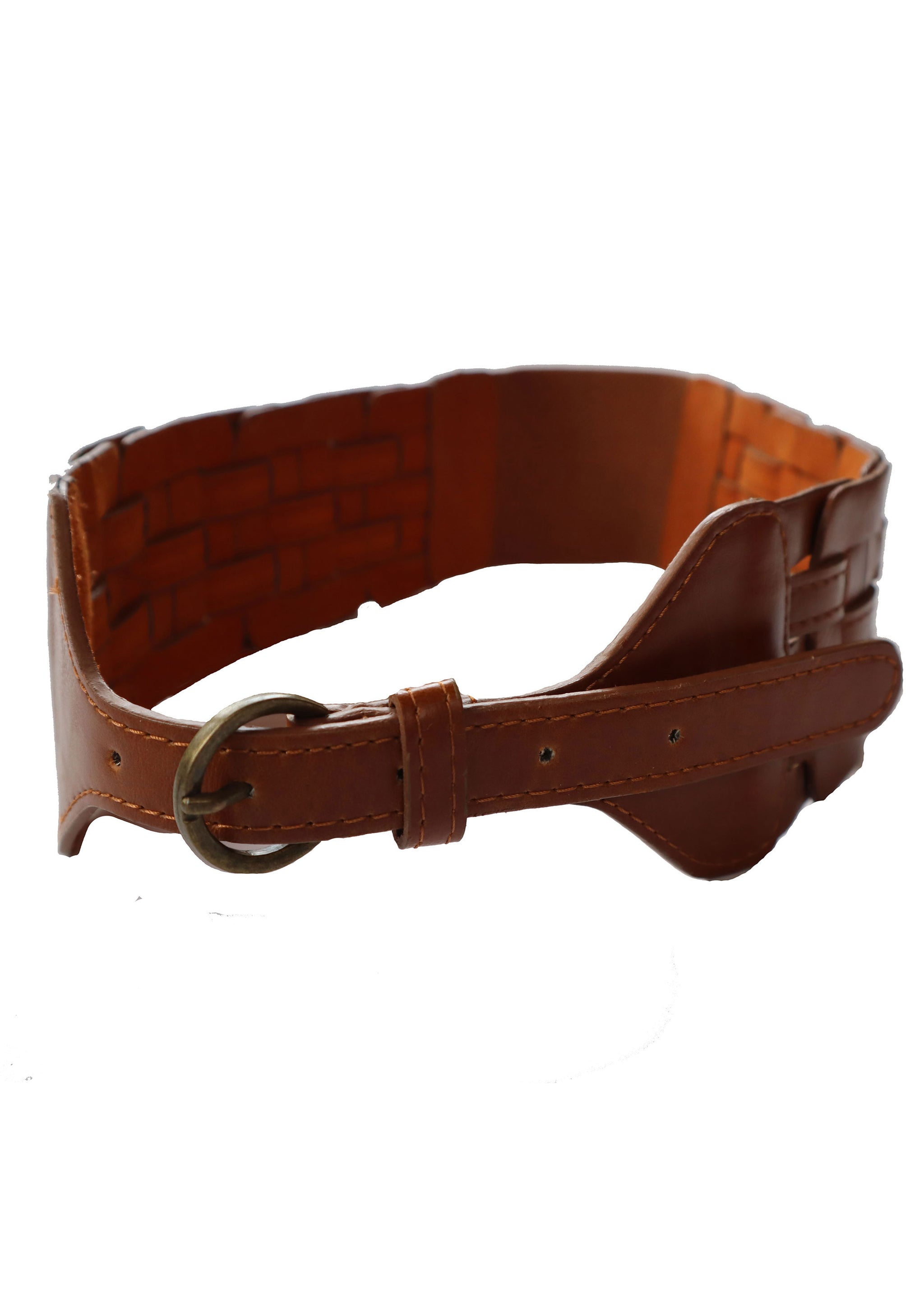Vintage Leather Cinch Belt w/ Elastic
