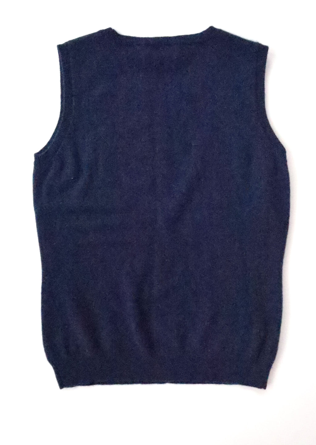 Bloomingdale's Cashmere Navy Sweater Vest