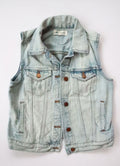 Madewell Bleached Denim Vest