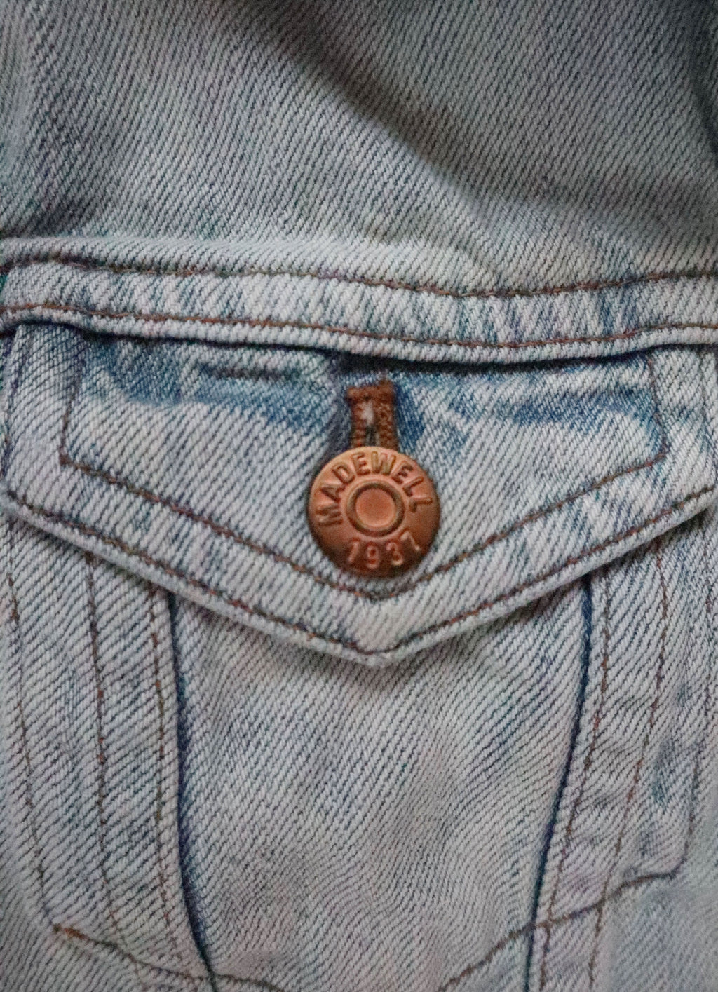 Madewell Bleached Denim Vest