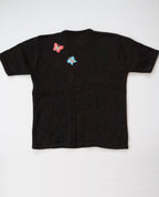 Amazing Handmade Embroidered Floral Short Sleeve Sweater