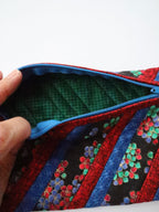 Vintage 80s Handmade Quilted Pouch/Wallet