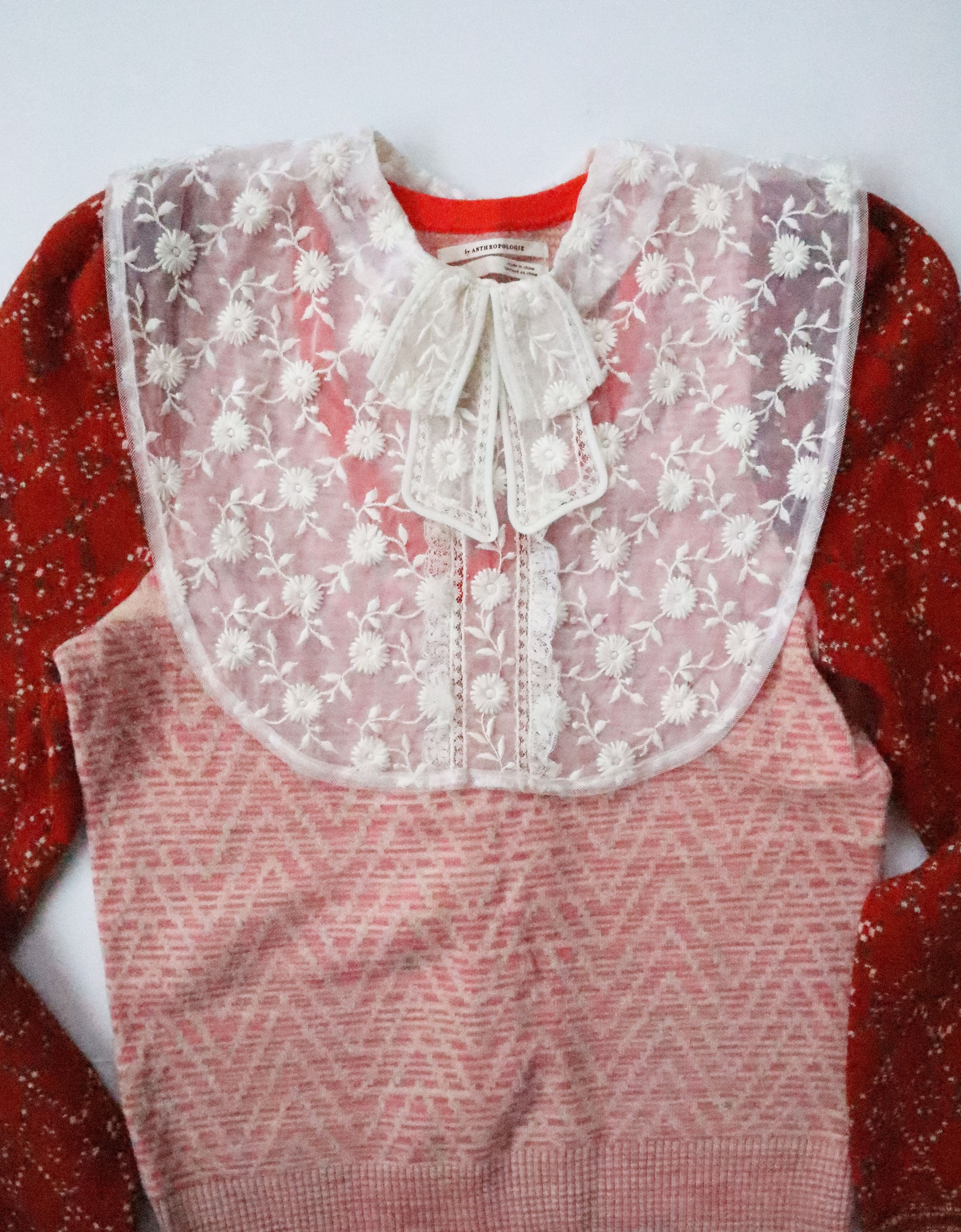 Vintage Ruffle Lace Collar