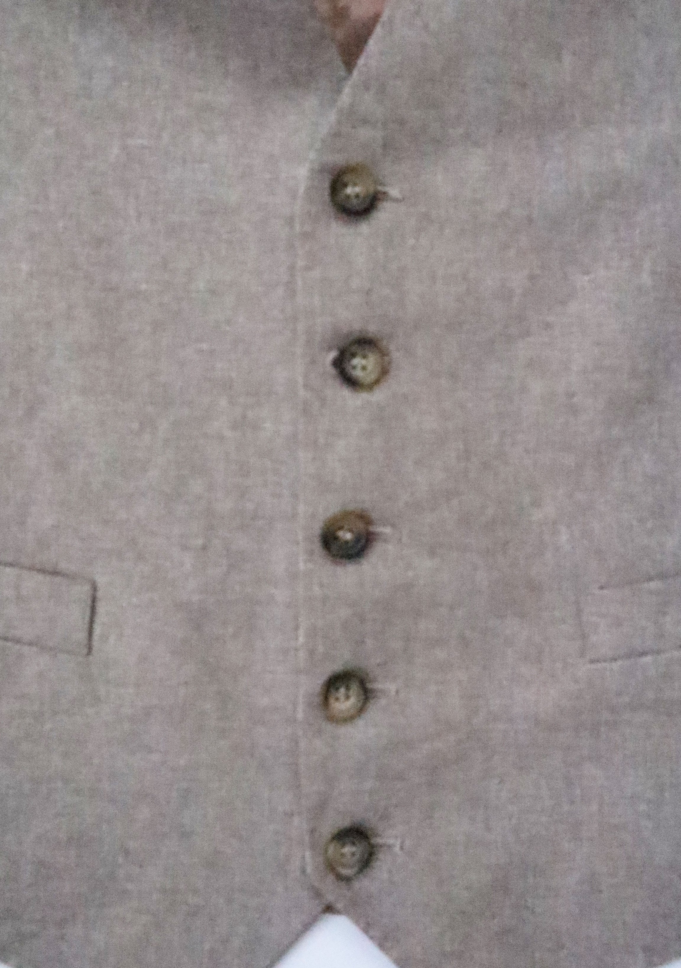 Vintage Men's Suit Vest - Taupe