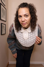 Vintage Curved Peter Pan Collar