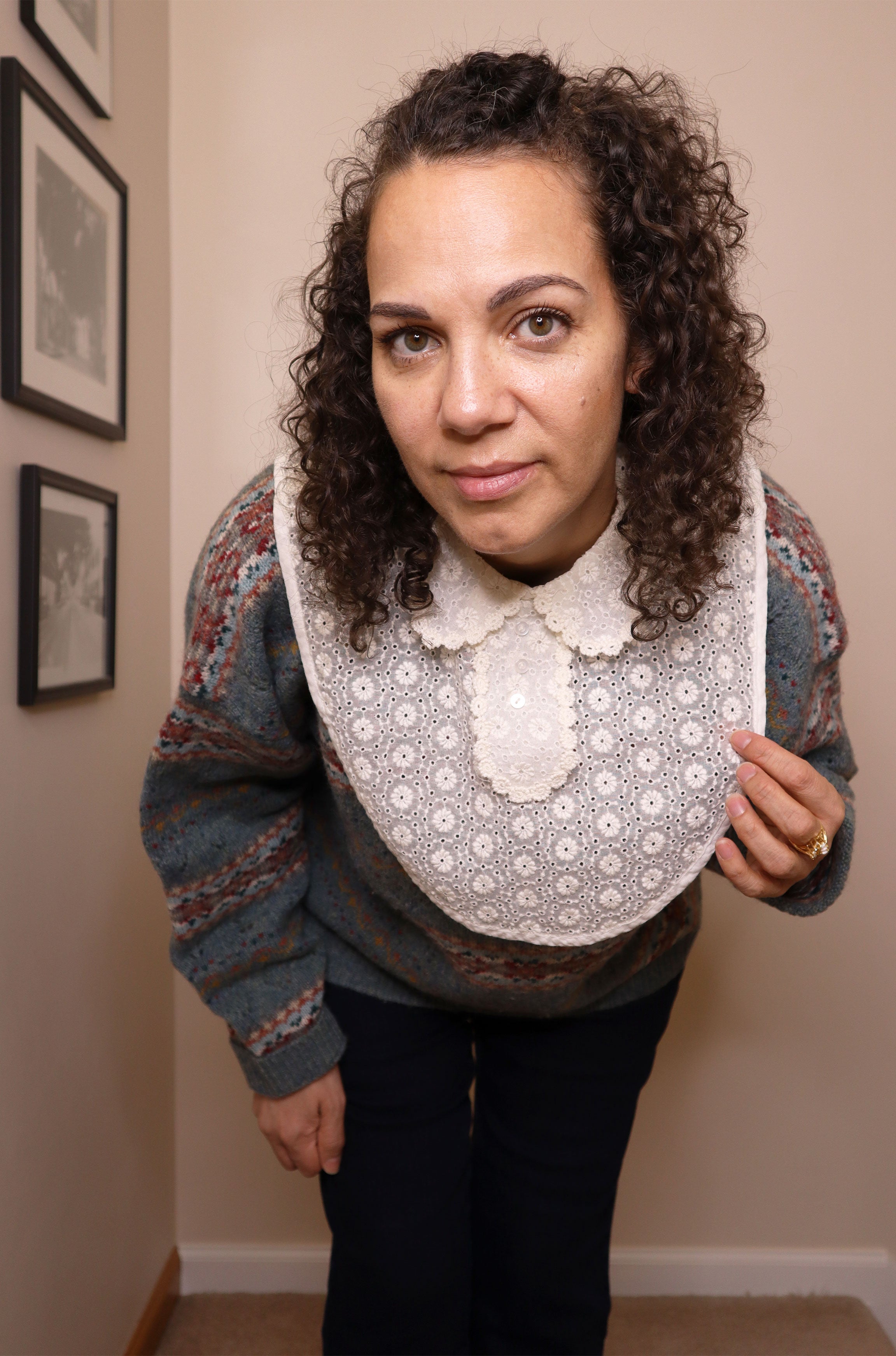 Vintage Curved Peter Pan Collar